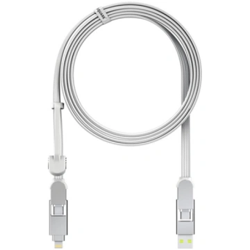 Kabel USB Rolling Square USB-C - Lightning 2 m Bia