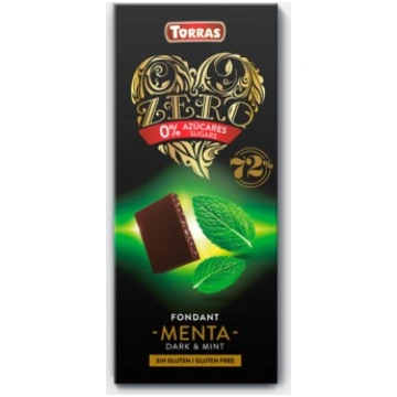 Tumšā šokolāde ar piparmētru, Torras, 100 g Chocol