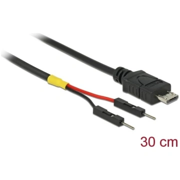Delock USB Power Cable Micro-B to 2 x pin header m