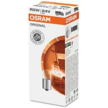 OSRAM ORIGINAL R5W 24V BA15s (1 gab) OSRAM - lampa