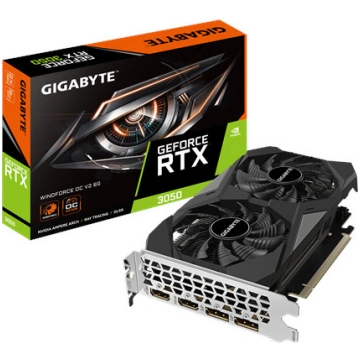Videokarte GigaByte GeForce RTX 3050 6GB Windforce