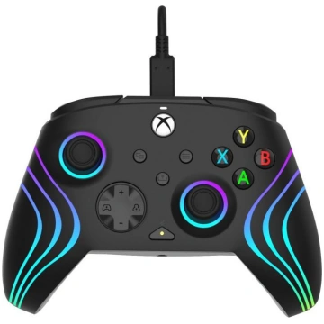 PDP Afterglow Wave Wired Controller - Black PC, Xb