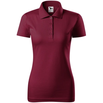 Sieviešu polo krekls SINGLE J. 223 garnet - S / ga