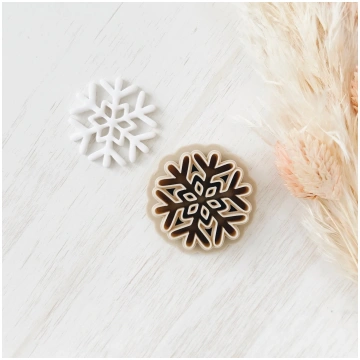 Polymer Clay Cutter, Snowflake Earrings Shape, Cla