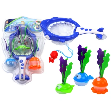 Bath Toys Strainer Basket 2in1 Shark Fish with Alg