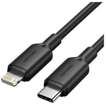 CABLE USB-C TO LIGHTNING/2M BLACK LAKBH VENTION | 
