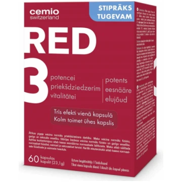 Cemio red 3 potencei, 60 kapsulas