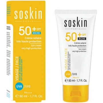Sejas sauļošanās krēms Soskin Sun Guard Face Suncr