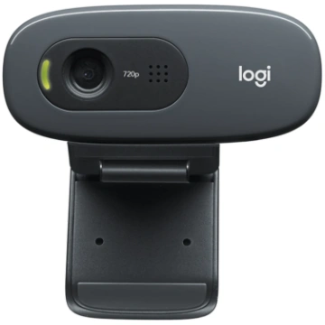 Logitech C270 HD Webcam, Dark Grey