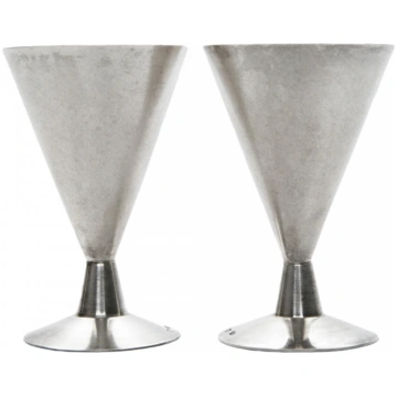 Sudraba glāžu pāris A pair of silver shot glasses