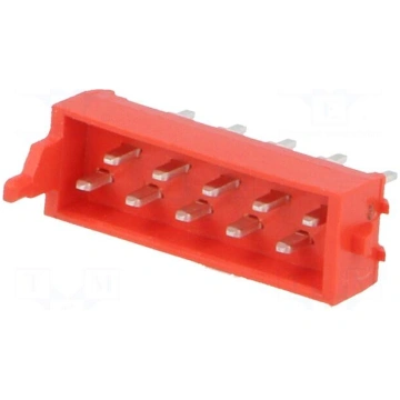 Micro-MaTch | socket | male | PIN: 10 | THT | on P