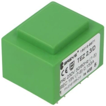 Transformer: encapsulated; 2.3VA; 230VAC; 15V; 153