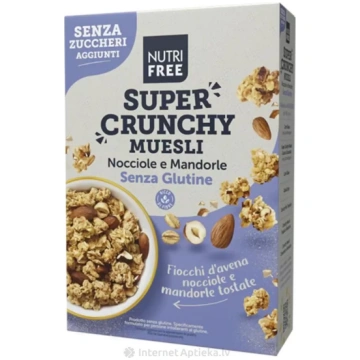 Nutrifree Super Crunchy Muesli Nocciole bezglutēna