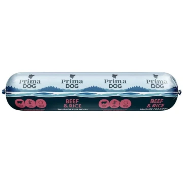 PrimaDog Beef & Rice pilnvērtīga liellopu gaļas de