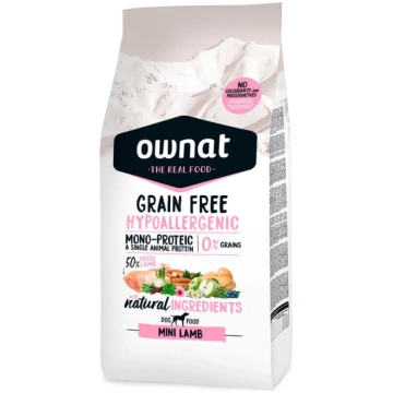 Ownat Grain Free Hypoallergenic Mini Agnello 3kg C