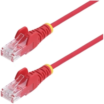 StarTech.com 2.5m Red Slim CAT6 Ethernet Cable, Sn