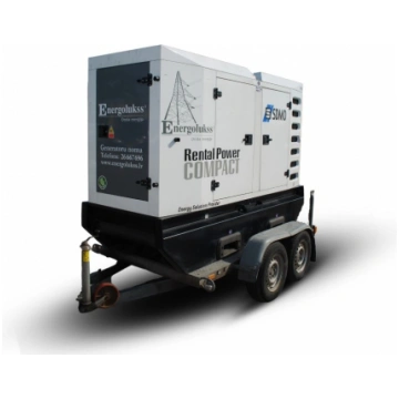 Lietots - Trīsfāzu ģenerators 80 kW (uz piekabes) 
