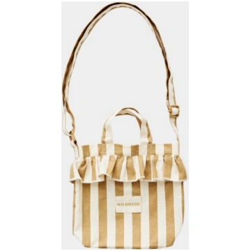 WILDRIDE Mini plecu soma krāsa Beige Stripe