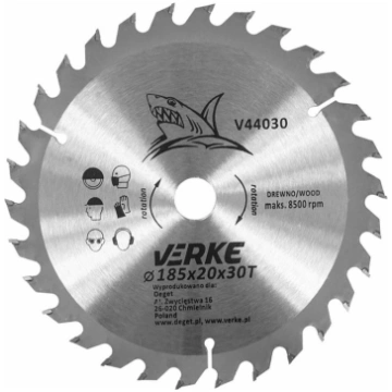 Verke Zāģa ripa kokam 185x20x30z VERKE V44030