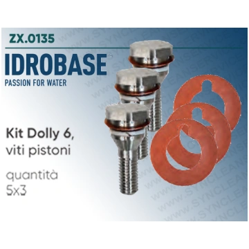 Kit Dolly 6 IDROBASE for pompe W73, W91, W98 INTER