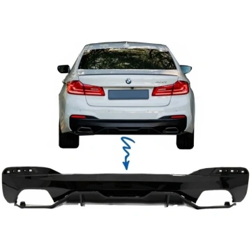 Rear Bumper Diffuser suitable for BMW 5 Series G30