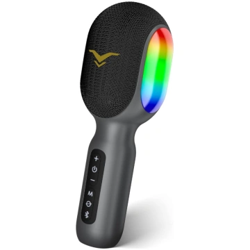 Karaoke mikrofons, LED bezvadu Bluetooth, pārnēsāj