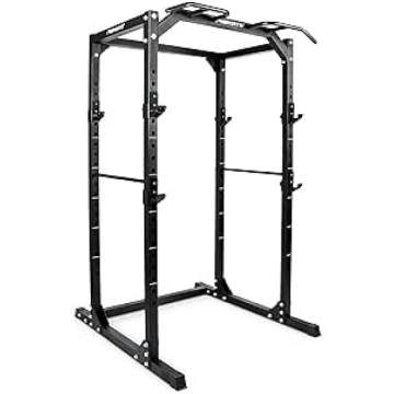 MSPORTS Power Rack Premium Cage, 215 x 120 x 140 c