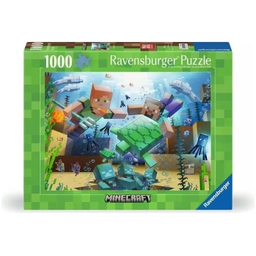 Puzzle 1000 pieces Minecraft Mosaic Ravensburger P