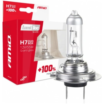 Halogen spuldzes H7 12V 55W LumiTec SILVER +100% D