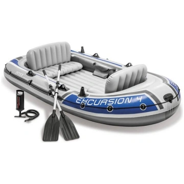 Intex Excursion 4 piepūšamā laiva ar airiem un pum