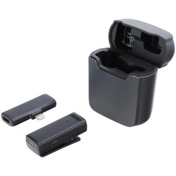 Wireless lavalier microphone Lightning with chargi