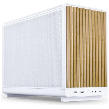 Case|LIAN LI|micro ATX/Micro-ITX|White/Wood|Micro 
