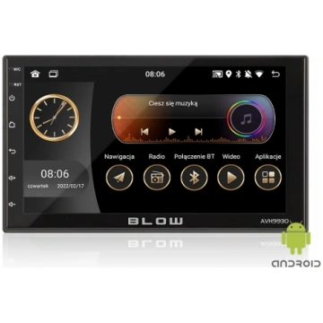 Radio BLOW AVH-9930 2DIN 7" GPS Android 11 78-320#