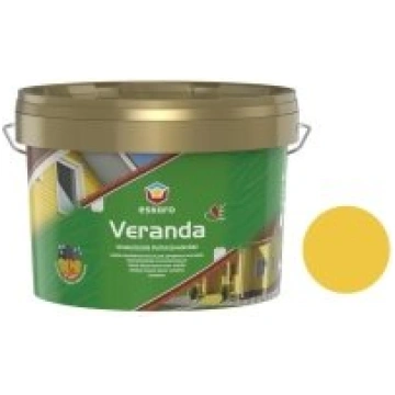Eskaro Krāsa Veranda 2.7L kokam pusmatēta dzeltena