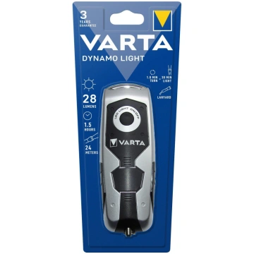 Varta Dynamo Light, flashlight (silver/black) 1768