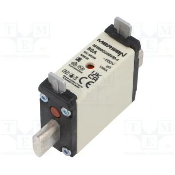 Fuse: fuse; ceramic,industrial; 80A; 500VAC; gG; N