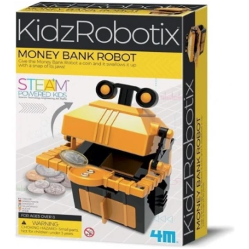 4M KidzRobotix rotaļu naudas bankas robots