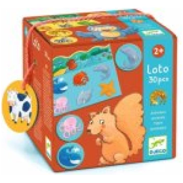 DJECO GAMES EDUCATIONAL LOTTO ANIMALS DJ08120 Gald