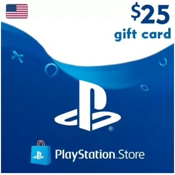 PSN karte 25 USD (ASV) - PlayStation dāvanu karte