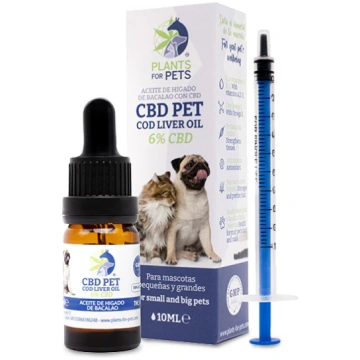 Plants for Pets CBD Pet Cod Liver Oil 6% 10ml