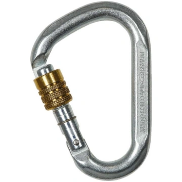 Moschettone HMS Snappy SG acciaio con Ghiera - CT 