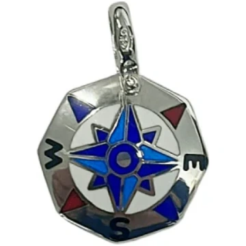 Compass Pendant for Men/Boys in 925 Silver - Mini 