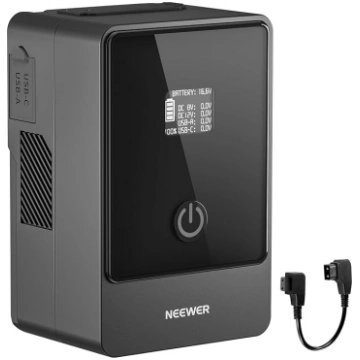NEEWER Mini V stiprinājuma akumulators, divvirzien