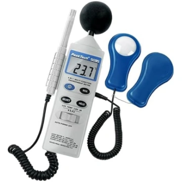 PeakTech "4 in 1" daudzfunkcionāls vides mērītājs 