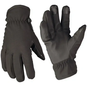 Mil-Tec Softshell Thinsulate ziemas cimdi – melni