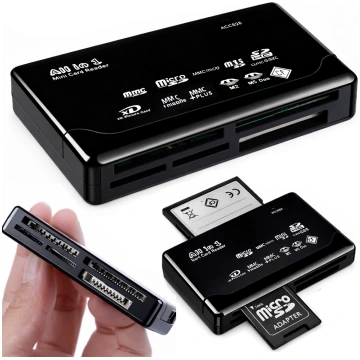 Atmiņas karšu lasītājs USB Multi CF SD Micro SD XD