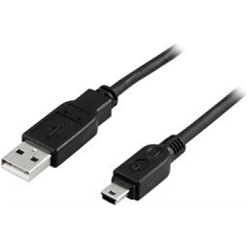 CABLE DELTACO USB 2.0 "A-MINI B", 1.0M, MELNS / US