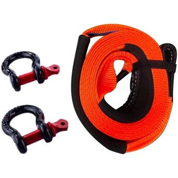 Tow rope 13.5t, L=6.0m, width 75mm TOHO