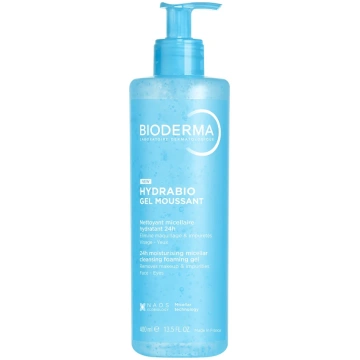 BIODERMA Hydrabio Gel moussant putojošs gels, 400 