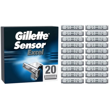 Gillette Sensor Excel Barberblade, 20 pcs. 678674